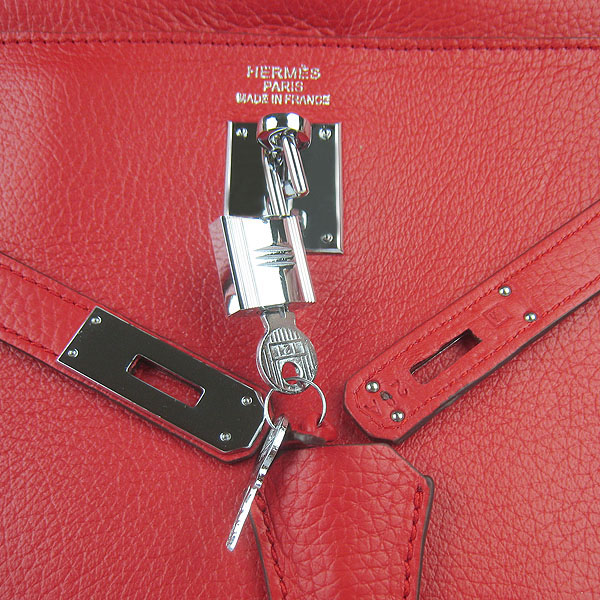 High Quality Hermes Kelly 35cm Togo Leather Bag Red 6308